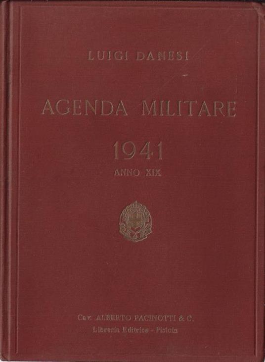 Agenda militare 1941 - Luigi Danesi - copertina