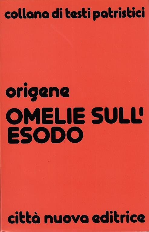 Omelie sull'Esodo - Origene - copertina