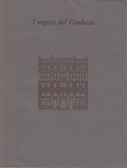 I negozi del Cordusio - Guido Lopez - copertina