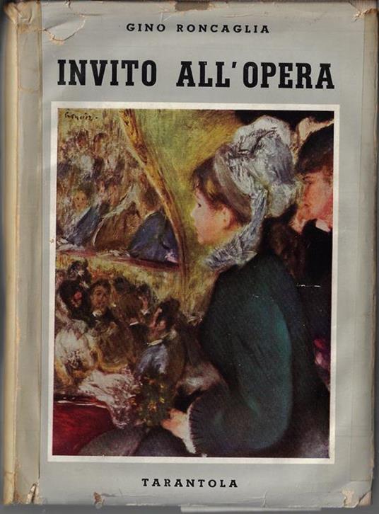 Invito all'opera - Gino Roncaglia - copertina