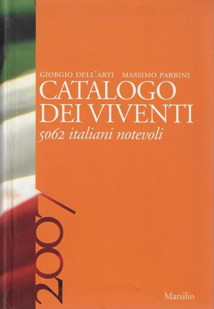 Catalogo dei viventi 2007 : 5062 italiani notevoli - copertina