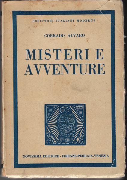 Misteri e avventure - Corrado Alvaro - copertina