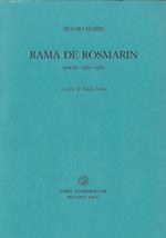 Rama de rosmarin : poesie 1980-1985
