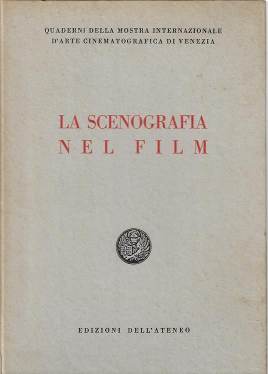 La scenografia nel film - Mario Verdone - copertina