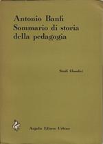 Sommario di storia della pedagogia