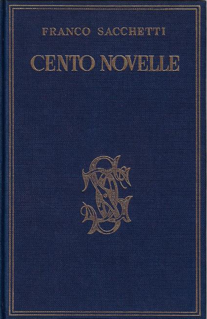 Cento novelle - Franco Sacchetti - copertina