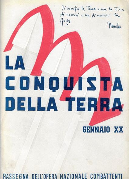 conquista della terra, gennaio XX - copertina