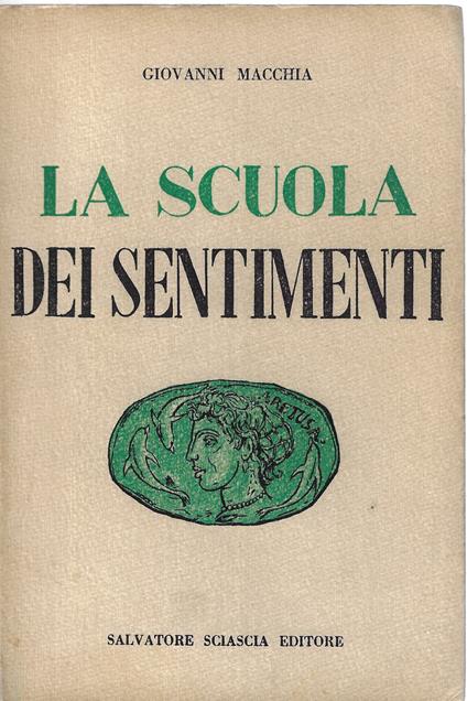 scuola dei sentimenti - Giovanni Macchia - copertina