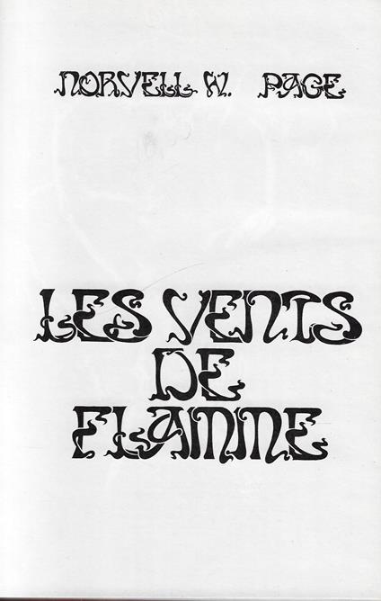 Les vents de flamme - copertina