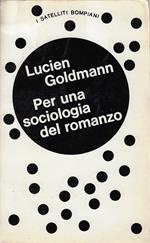 Per una sociologia del romanzo