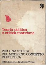 Per una storia del moderno concetto di politica : genesi e sviluppo della separazione tra politico e sociale