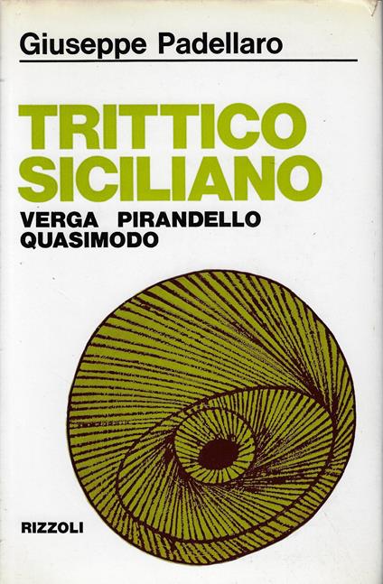 Trittico siciliano : Verga, Pirandello, Quasimodo - Giuseppe Maiellaro - copertina