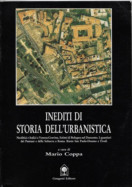 Inediti di storia dell'urbanistica - copertina