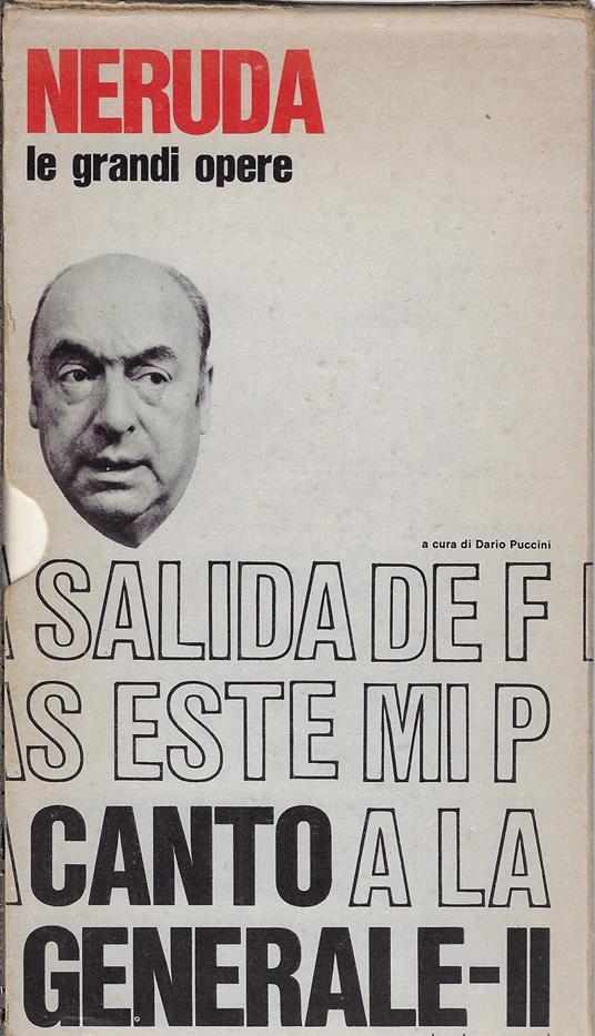 Le grandi opere (due volumi) - Pablo Neruda - copertina