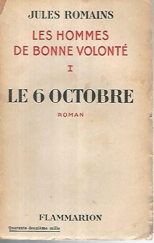 Les hommes de bonne volontè. Volumi I-II-III-IV-V-VI - Jules Romains - copertina