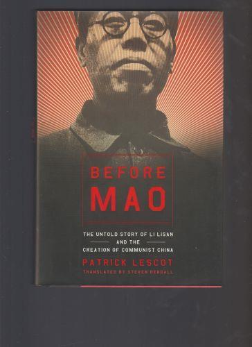 Before Mao - Patrick Lescot - copertina