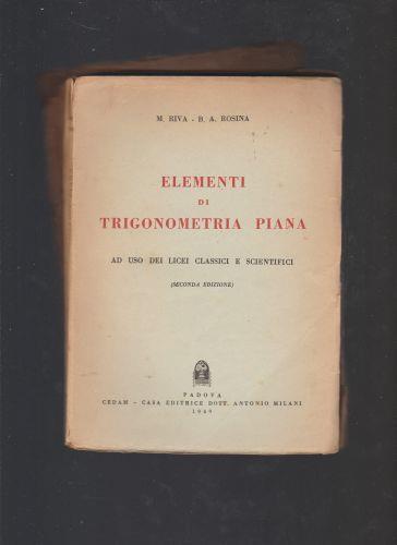 elementi di trigonometria piana - copertina