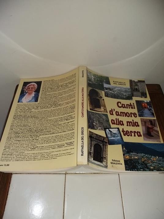 Canti d'amore alla mia terra - copertina