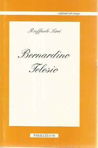 Bernardino Telesio - Raffaele Sirri - copertina