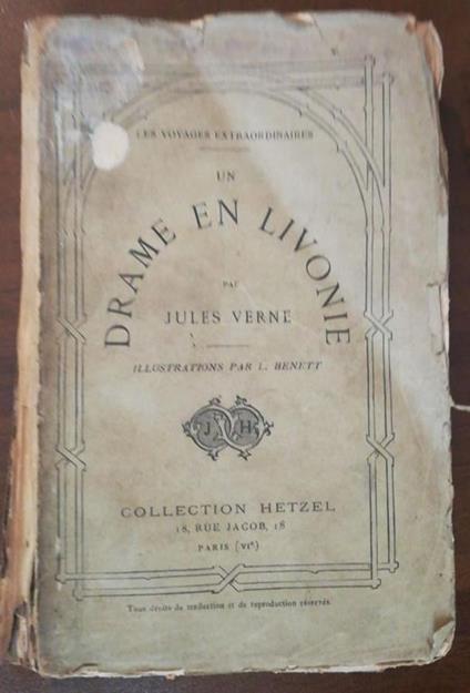 Drame En Livonie - Jules Verne - copertina