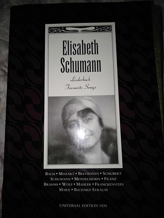 Elisabeth schumann - copertina