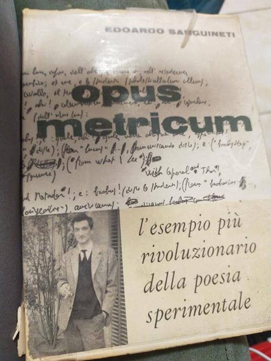Opus metricum l esempio più rivoluzionario della poesia sperimentale - Edoardo Sanguineti - copertina