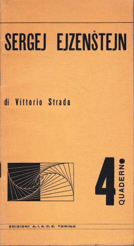 Sergej Ejzenstejn. 4 quaderno - Vittorio Strada - copertina