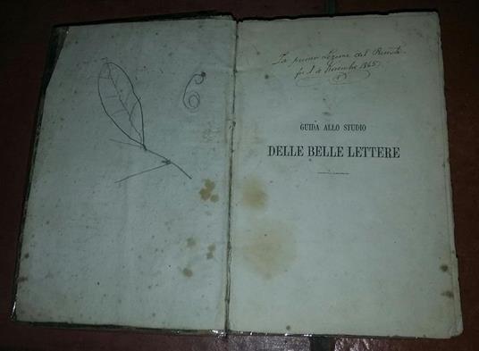 Guida allo studio delle belle lettere e al comporre. Con un manuale dello stile epistolare - Giuseppe Picci - copertina