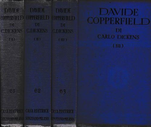 Davide Copperfield, 3 volumi - Charles Dickens - copertina