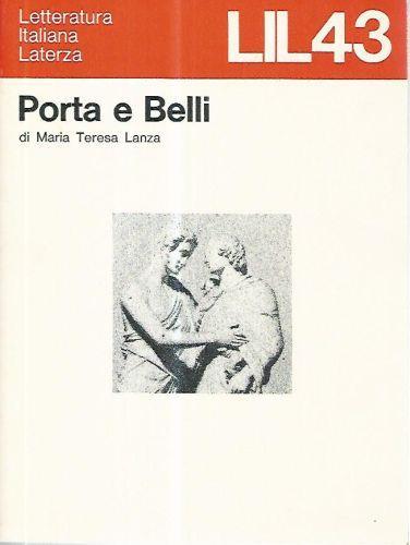 Porta e Belli - Maria Teresa Lanza - copertina