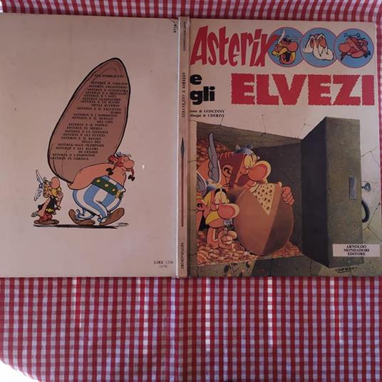 Asterix e gli Elvezi - René Goscinny - copertina