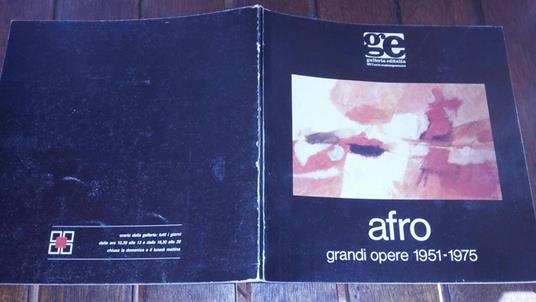 Afro Grandi Opere 1951-1975 - copertina