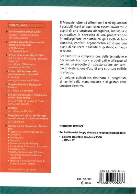 Manuale di sicurezza per le strutture ricettive. Con CD-ROM - Raniero Botti - 2