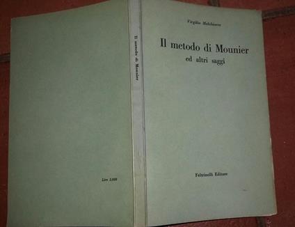 Il metodo di Mounier ed altri saggi - Virgilio Melchiorre - copertina