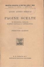 Pagine scelte di filosofia, morale, scienze naturali e letteratura