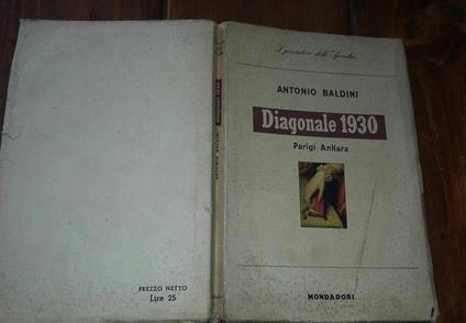 Diagonale 1930 Parigi Ankara - Antonio Baldini - copertina