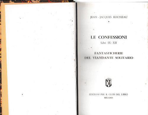 Le confessioni. Libri IX - XII - copertina