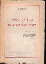 Saggi critici di politica sovietista