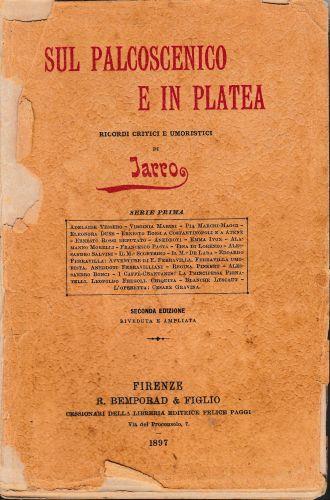 Sul palcoscenico e in platea - Jarro - copertina