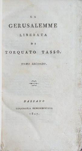 La Gerusalemme Liberata. Tomo II - Torquato Tasso - copertina