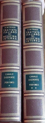 Trattato italiano di medicina interna. Malattie del canale digerente e del peritoneo. Volumi 1-2 - Paolo Introzzi - copertina