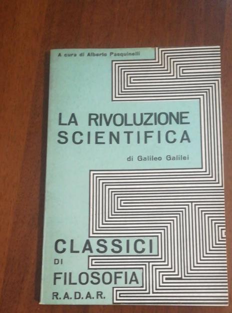 La Rivoluzione Scientifica - Alberto Pasquinelli - copertina