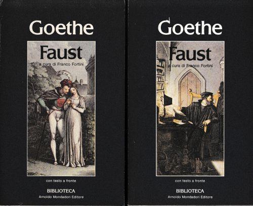 Faust, due volumi. Testo Tedesco a fronte - Goethe - copertina