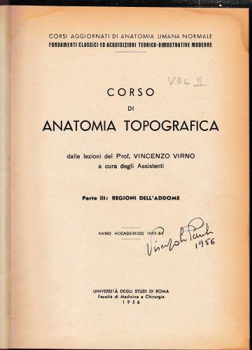 Anatomia Topografica, vol 2° - Vincenzo Virno - copertina