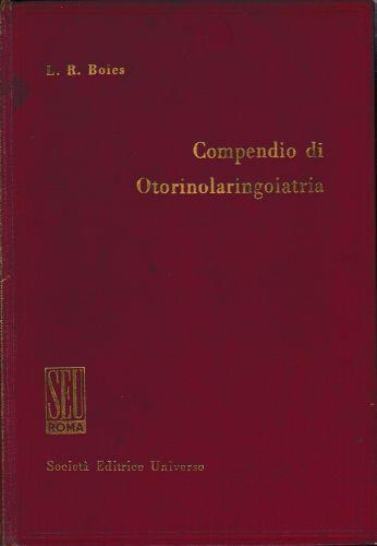 Compendio di Otorinolaringoiatria - Lawrence R. Boies - copertina