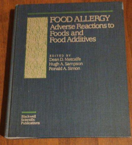 Food Allergy: Adverse Reactions to Foods and Food Additives - copertina