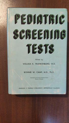 Pediatric screening tests - copertina