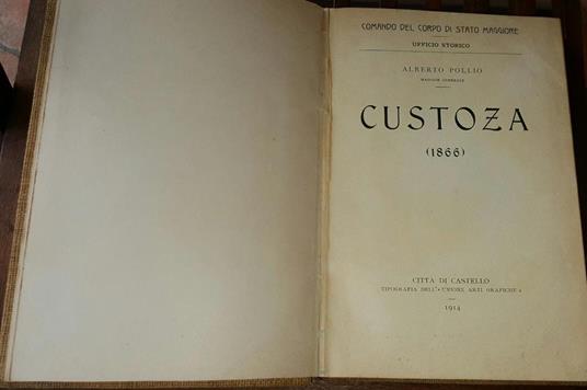 Custoza (1866) - Alberto Pollio - copertina