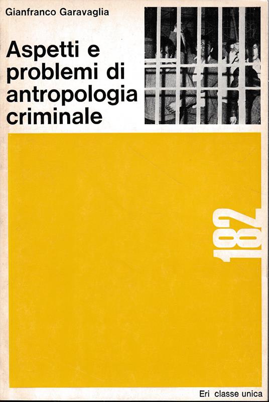 Aspetti e problemi di antropologia criminale - copertina