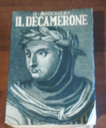 G.Boccaccio Il Decamerone - copertina